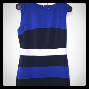 Tommy Hilfger, blue, white and black dress
